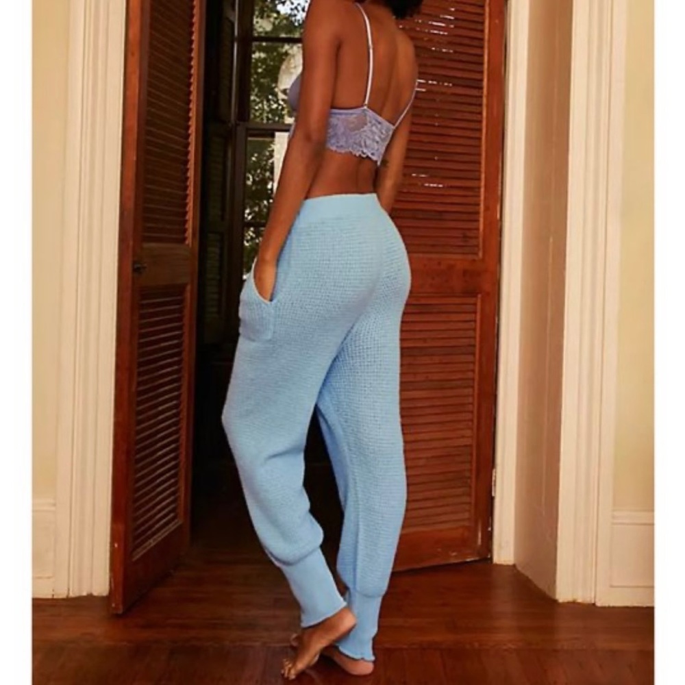 Free People! Blue C.O.Z.Y Pants NWT! - Picture 2 of 7